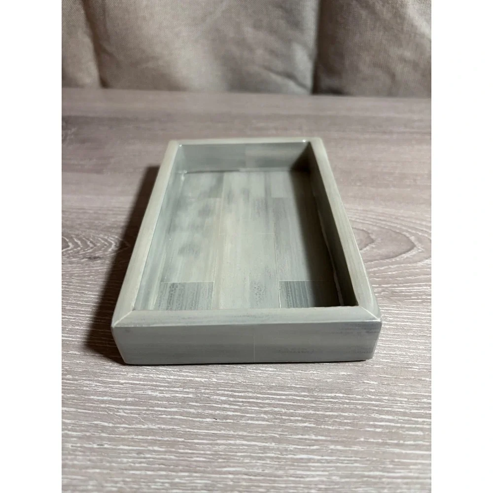 Pigeon & Poodle Bone Inlay Decorative Vanity Tray Rectangle Small Catchall